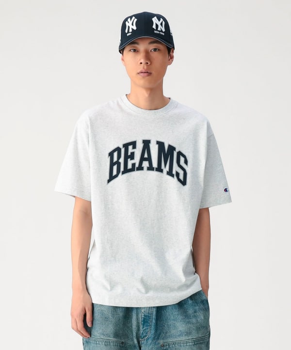 CHAMPION x BEAMS LOGO TEE