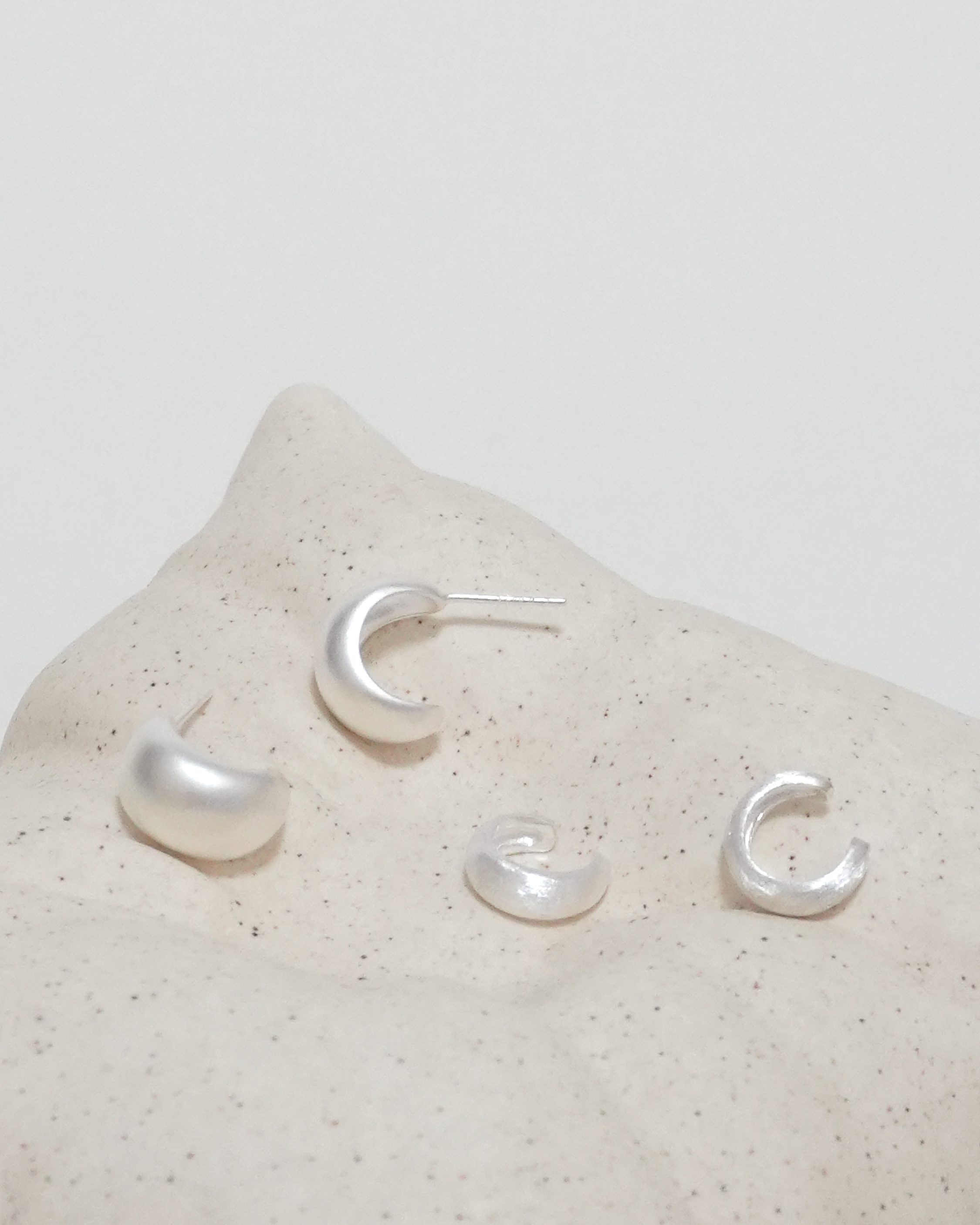 Ethereal Lunar Matte Hoops