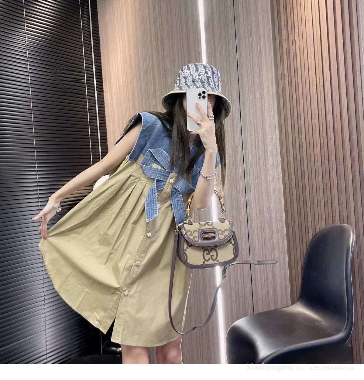 DR265法式小飞袖裙