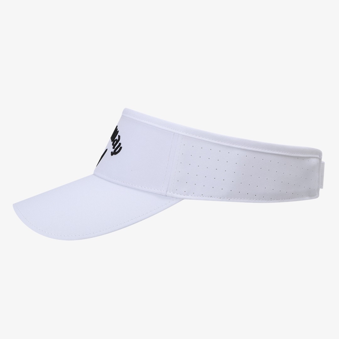 CALLAWAY 男士無頂球帽 LAZER VISOR - 白