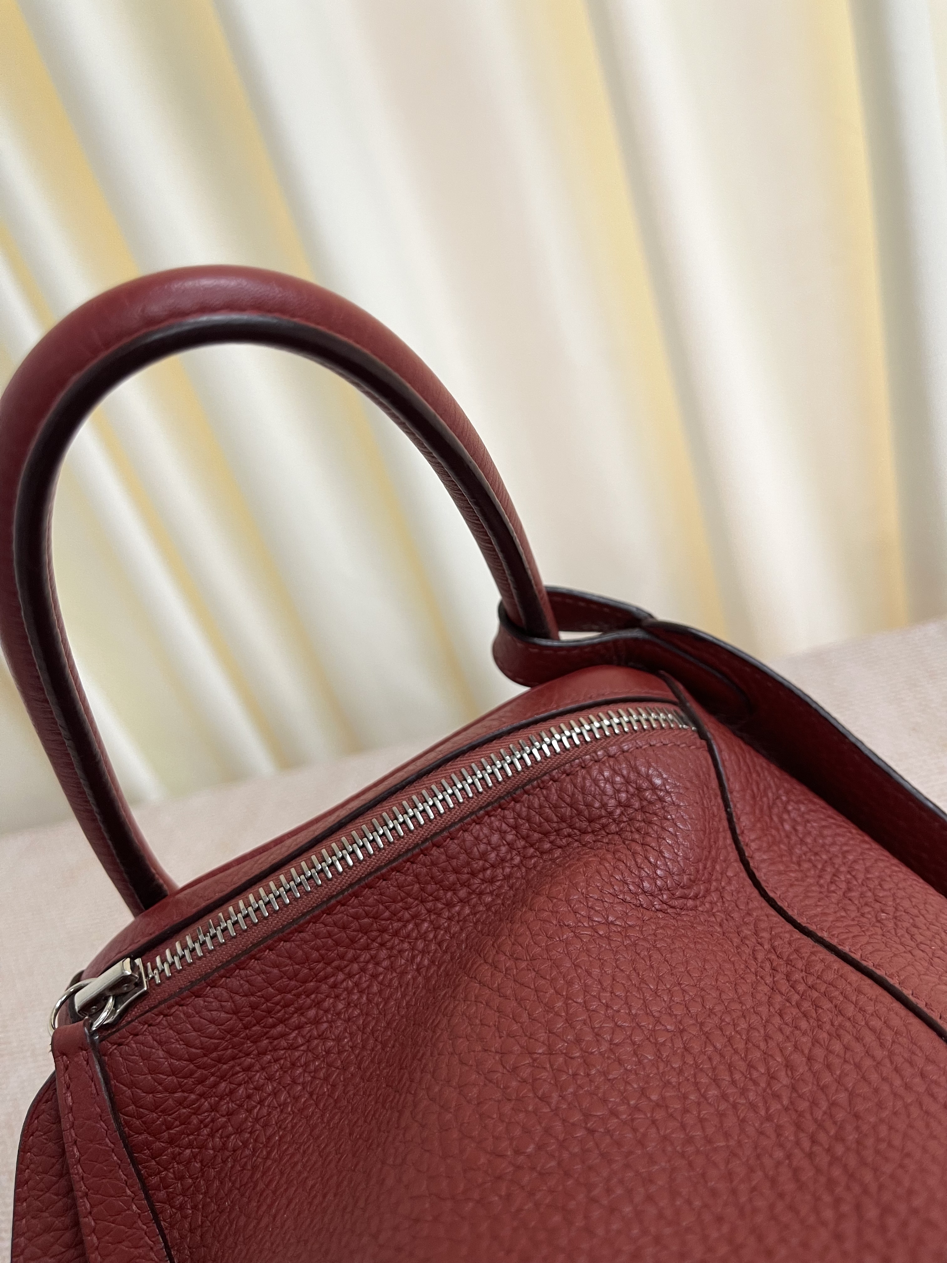 Pre-owned Hermes Lindy 30/ Stamp square M/ Product Code: 26020306