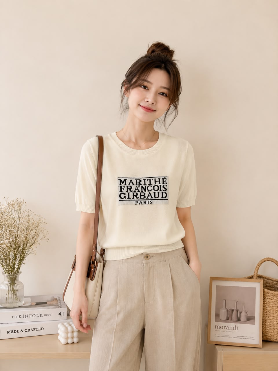 A012295 Basic Short Sleeve Knit Top