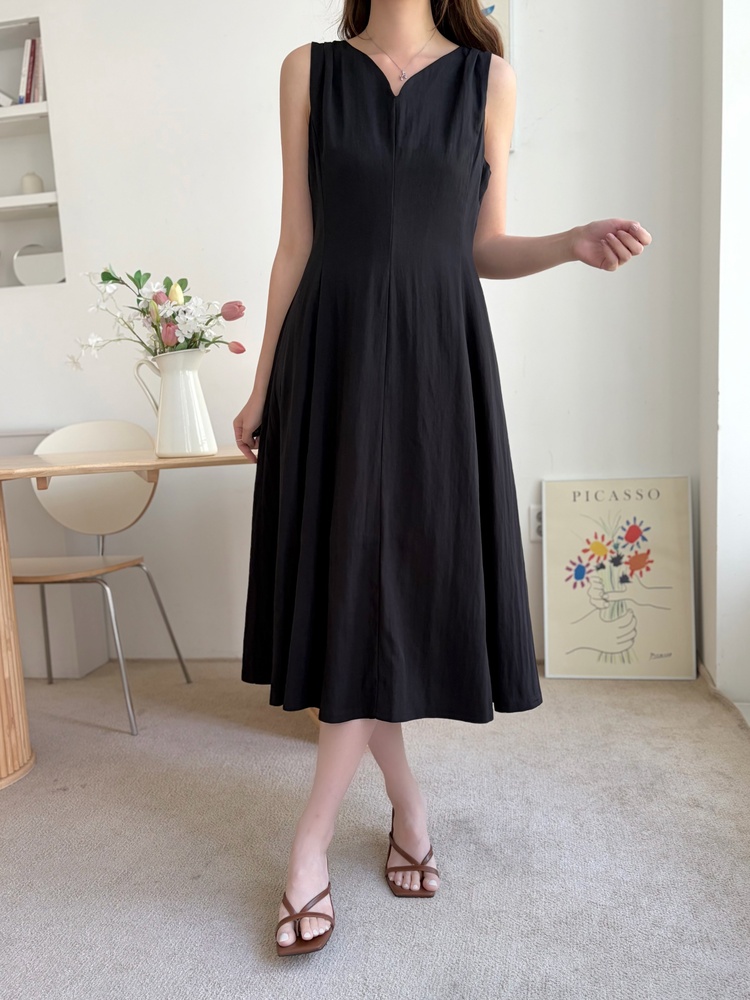 Daphne Flare Dress (Black)