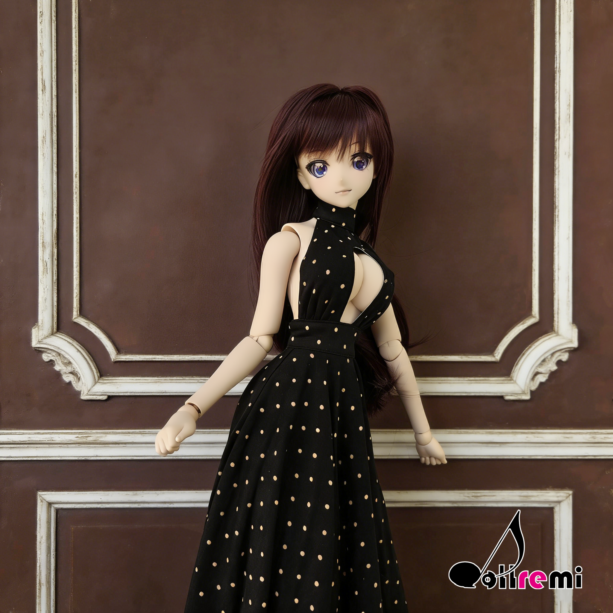 【dollremi】(DD0283D) 開胸長裙 Open chest Long Dress