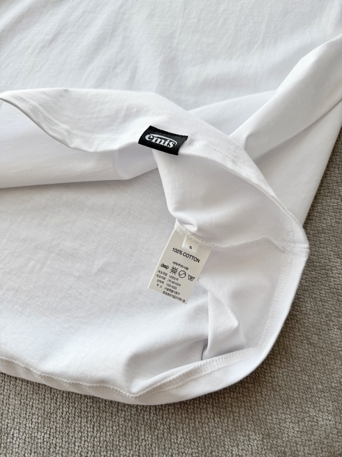 韓國🇰🇷 emis 簡約字母印花短袖Tee 