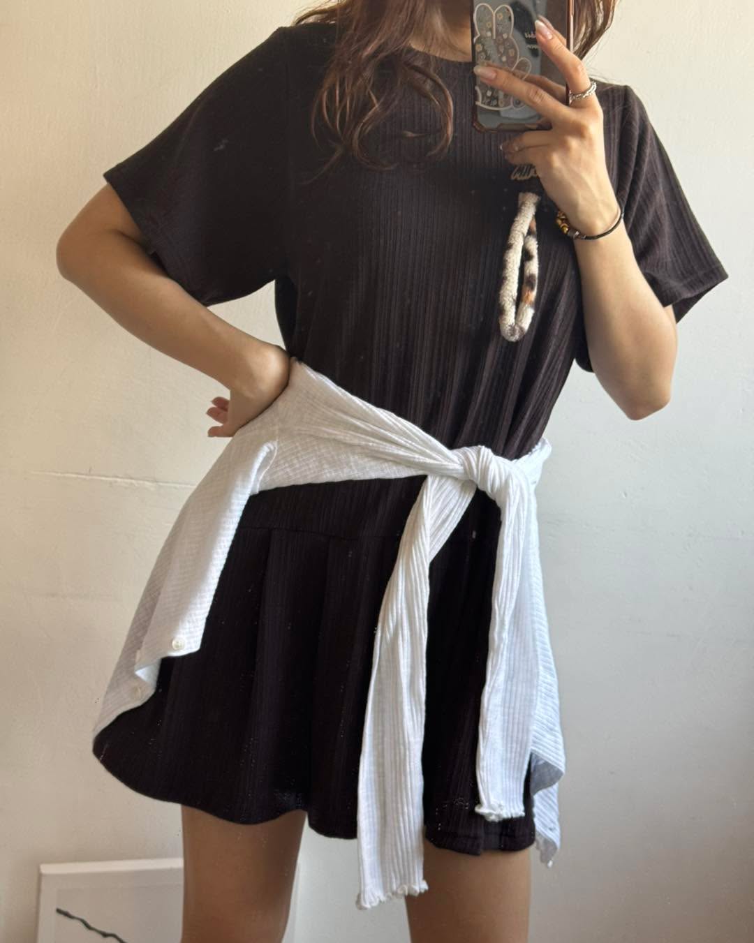 暗直紋百摺娃娃裙