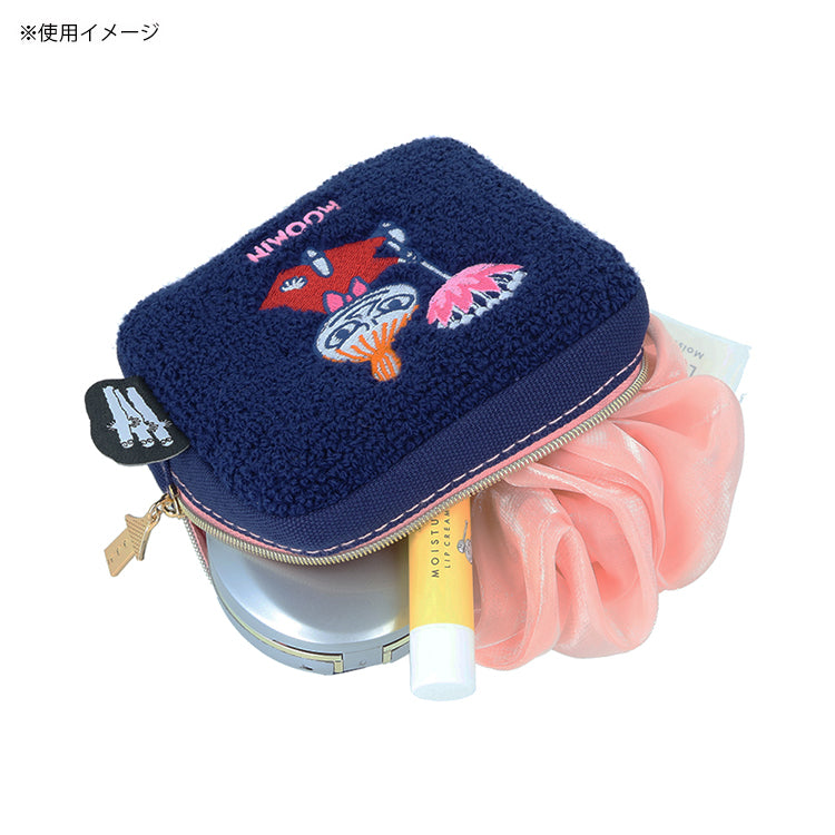 現貨｜Little My 阿美 Moomin 姆明 日版 毛毛刺繡 化妝袋 (S2340232)