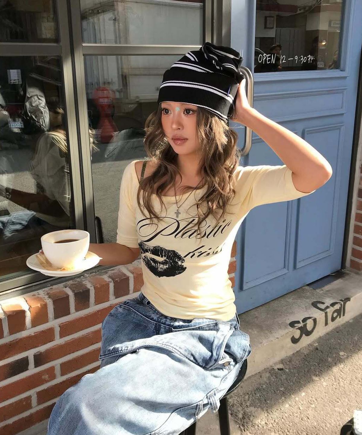 🇰🇷訂購｜FANCY CLUB 26SS｜PLASTIC KISS ONE-SHOULDER TOP 4色 