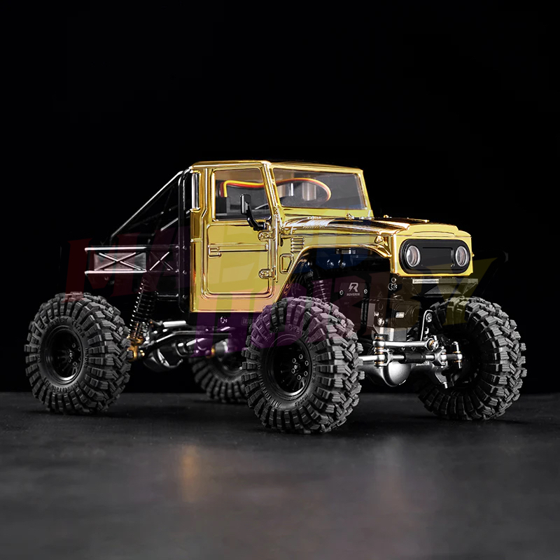INJORA Limited Edition IR40 Half Truck Body for 1/18 TRX4M Defender Bronco (Gold) #530369