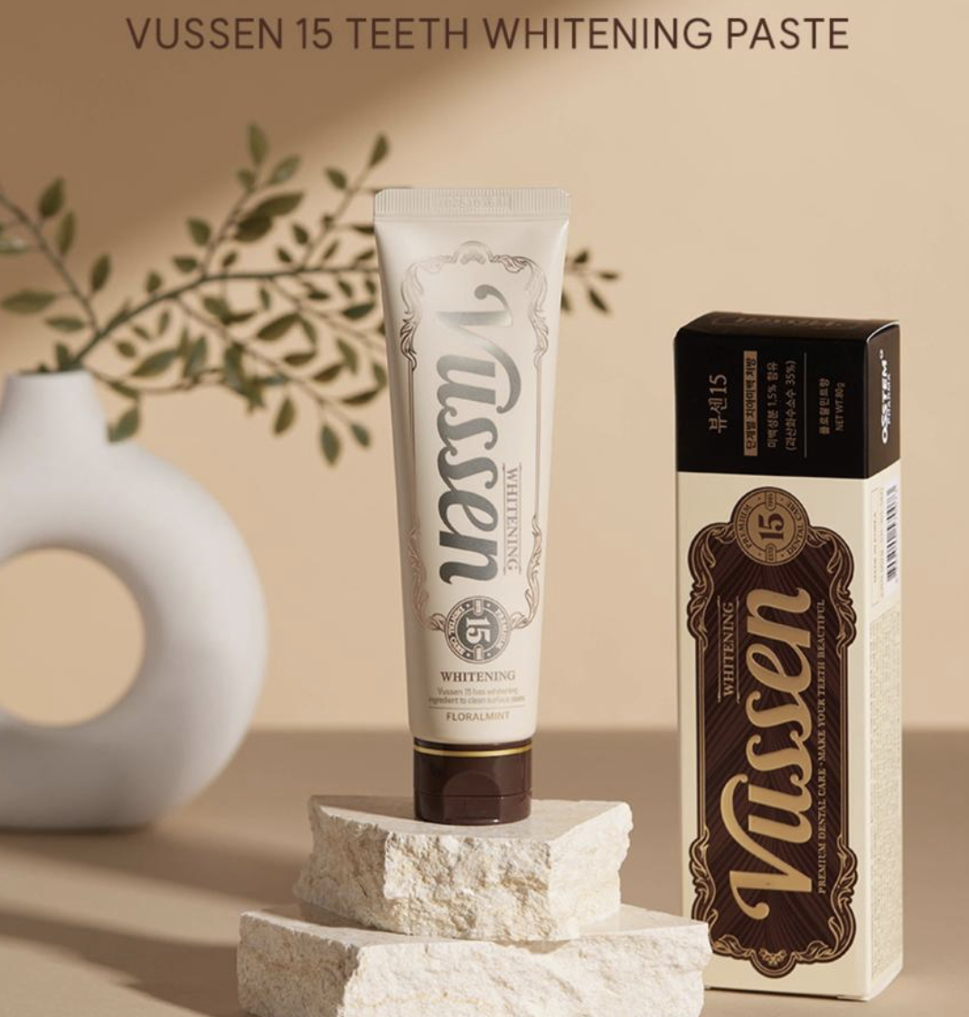 韓國 Vussen 15 醫美級 強效美白牙膏 80g | 15 Brightening Toothpaste