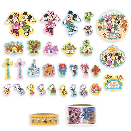 【預訂】TDR 43rd Anniversary - sticker & masking tape set