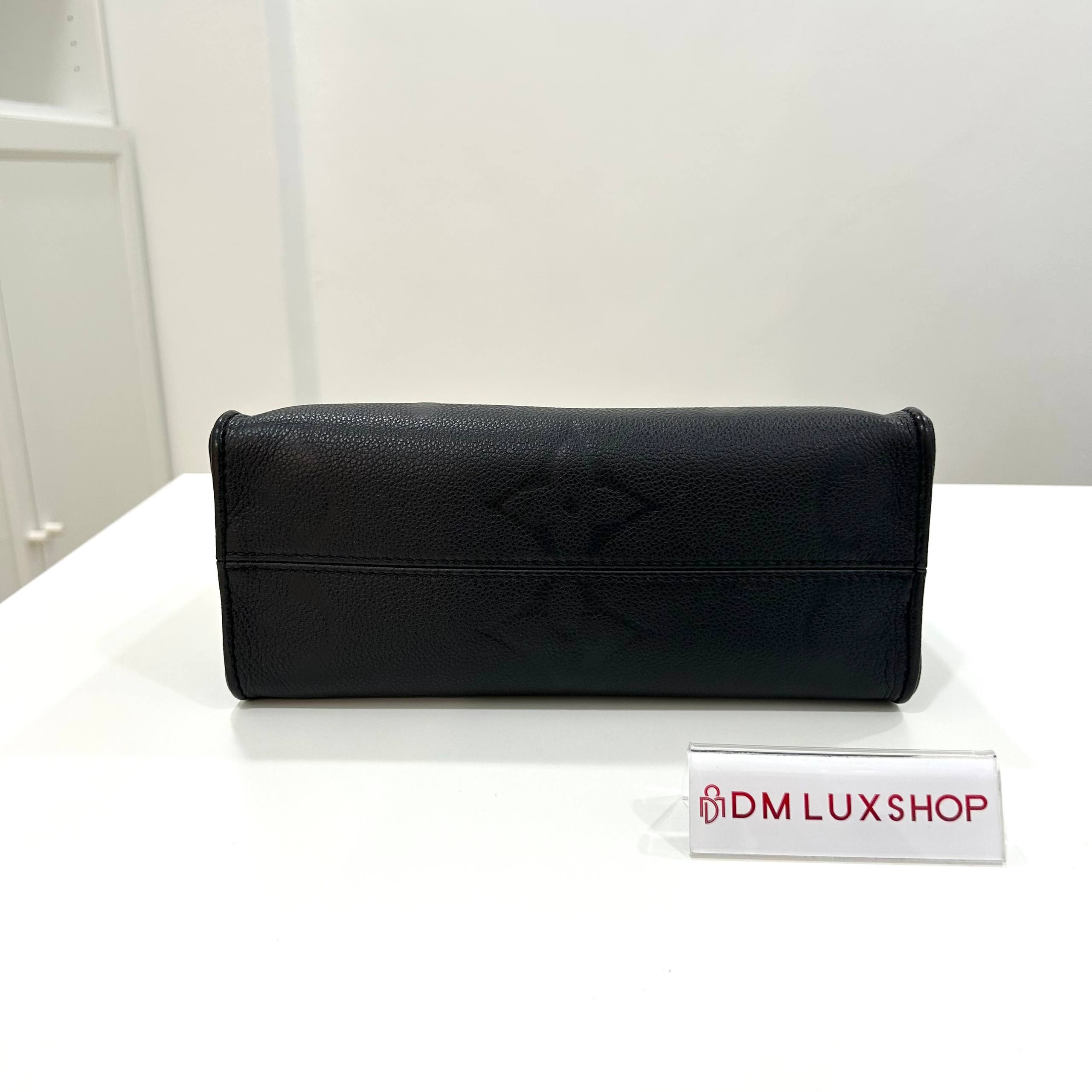 LV Black Empreinte Monogram OnTheGo PM