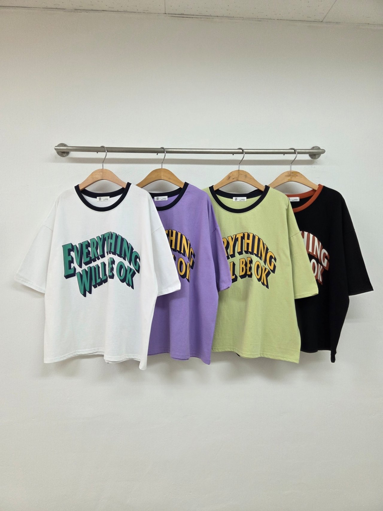 🇰🇷K5581 cotton印字短袖tee