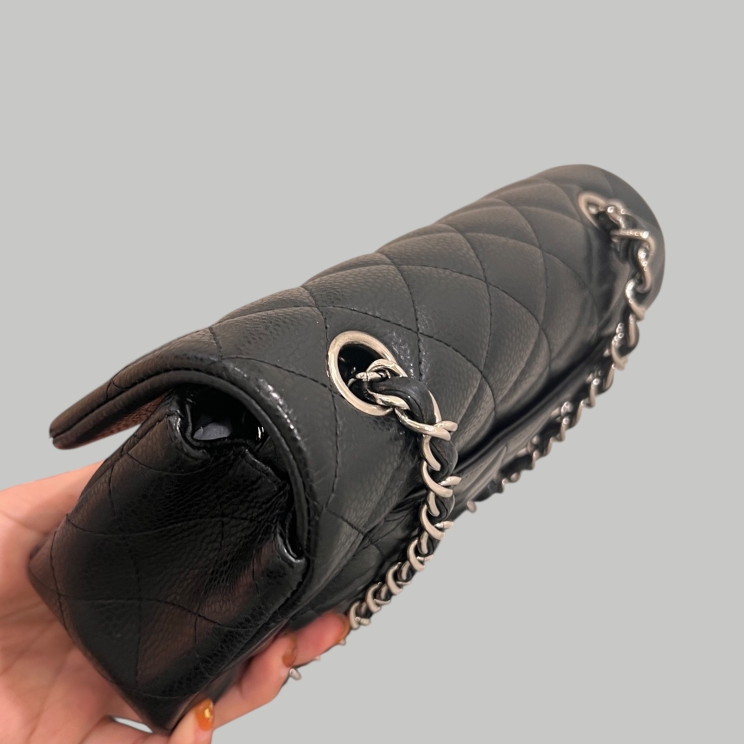 Chanel Caviar 20cm 銀扣