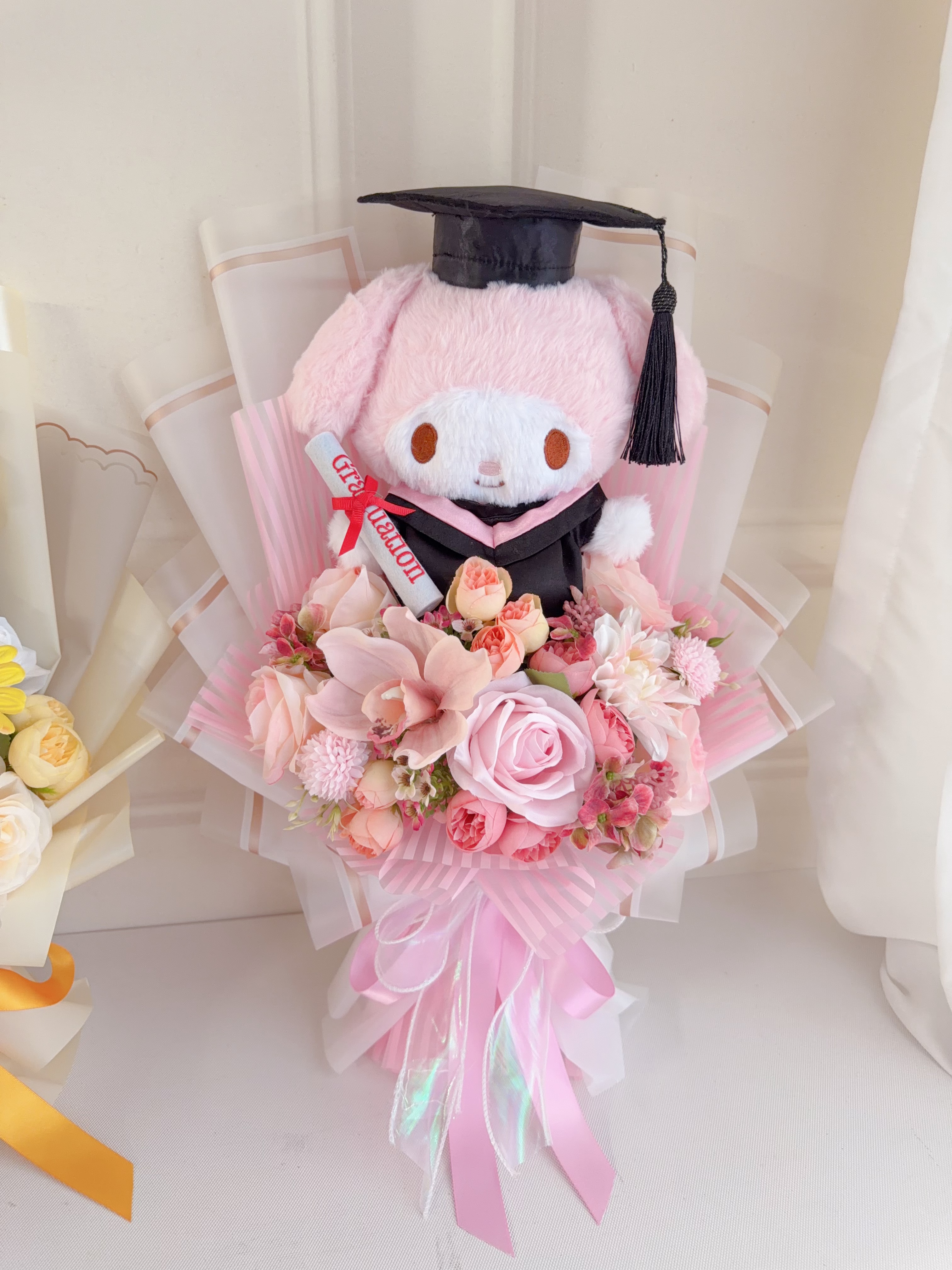 (現貨) melody畢業公仔花束