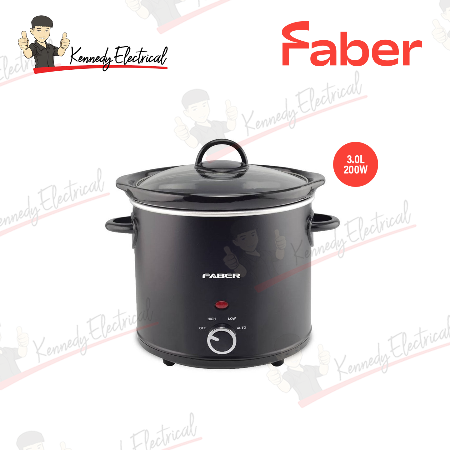 Faber 1.5L Electric Slow Cooker FSC 150BK