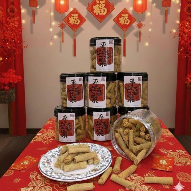 Handmade Spicy Dried Shrimp Spring Rolls