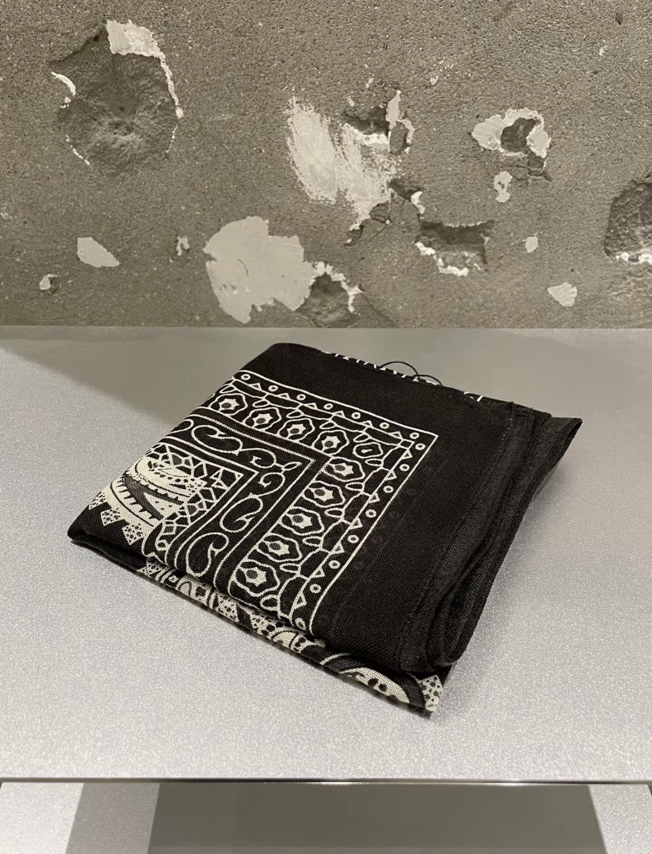 Vintage Patterned Square Scarf #sf06