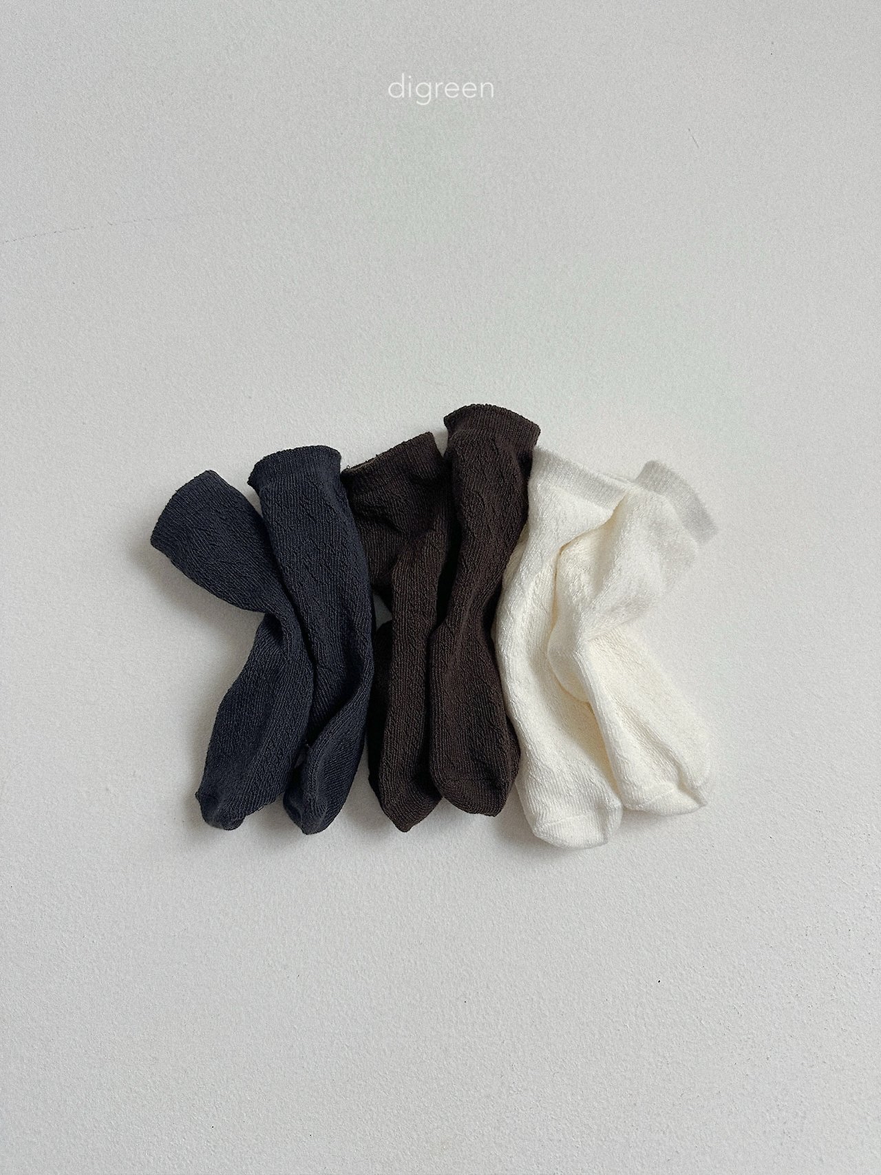 Digreen | eyelet sock set of 3