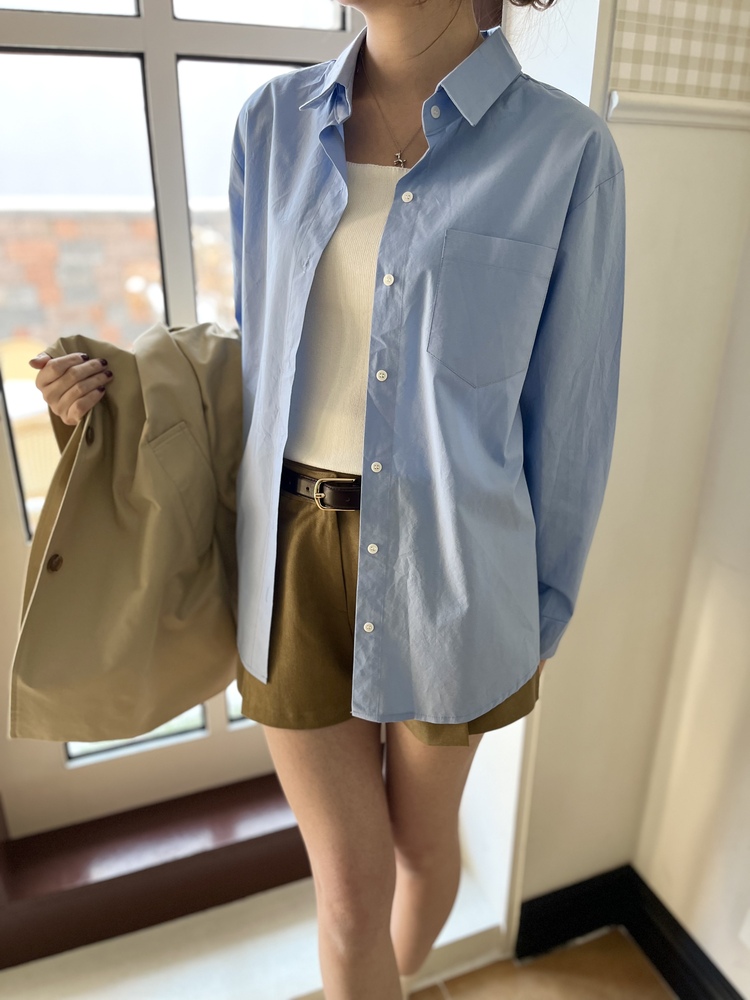 The Oxford Pocket Shirt (Blue)