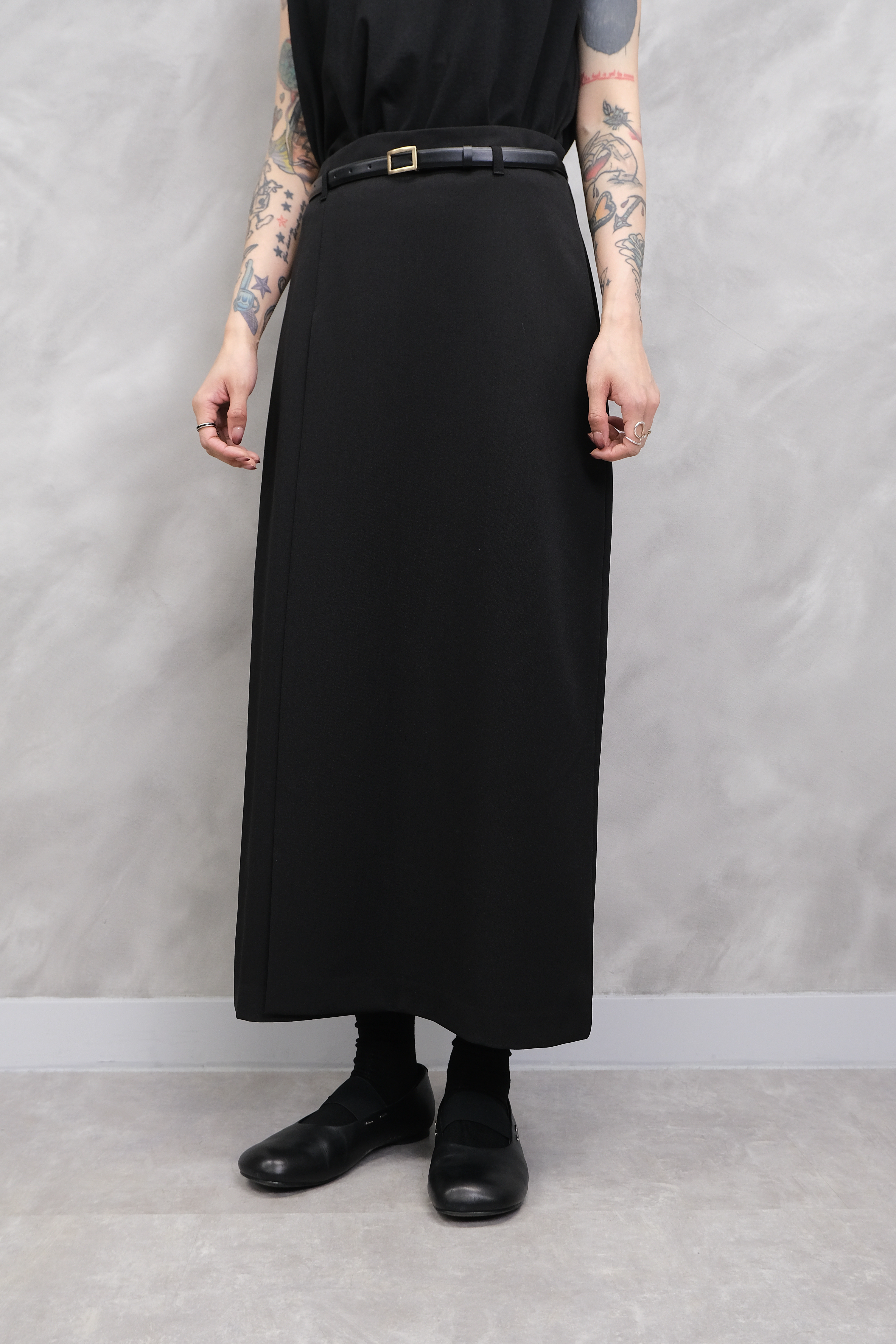 Basic pencil skirt (with belt) #sk33