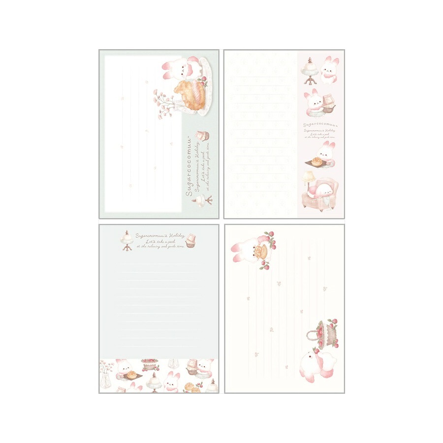 現貨｜San-X Sugarcocomuu 棉花糖兔 Sugarcocomuu's Holiday系列 日本製 便條紙 Memo Notepad (MH33302)