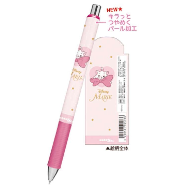 現貨｜Disney Marie 瑪麗貓 富貴貓 日本製 Pentel EnerGel 0.5mm 黑色 啫喱筆 (CR140473)