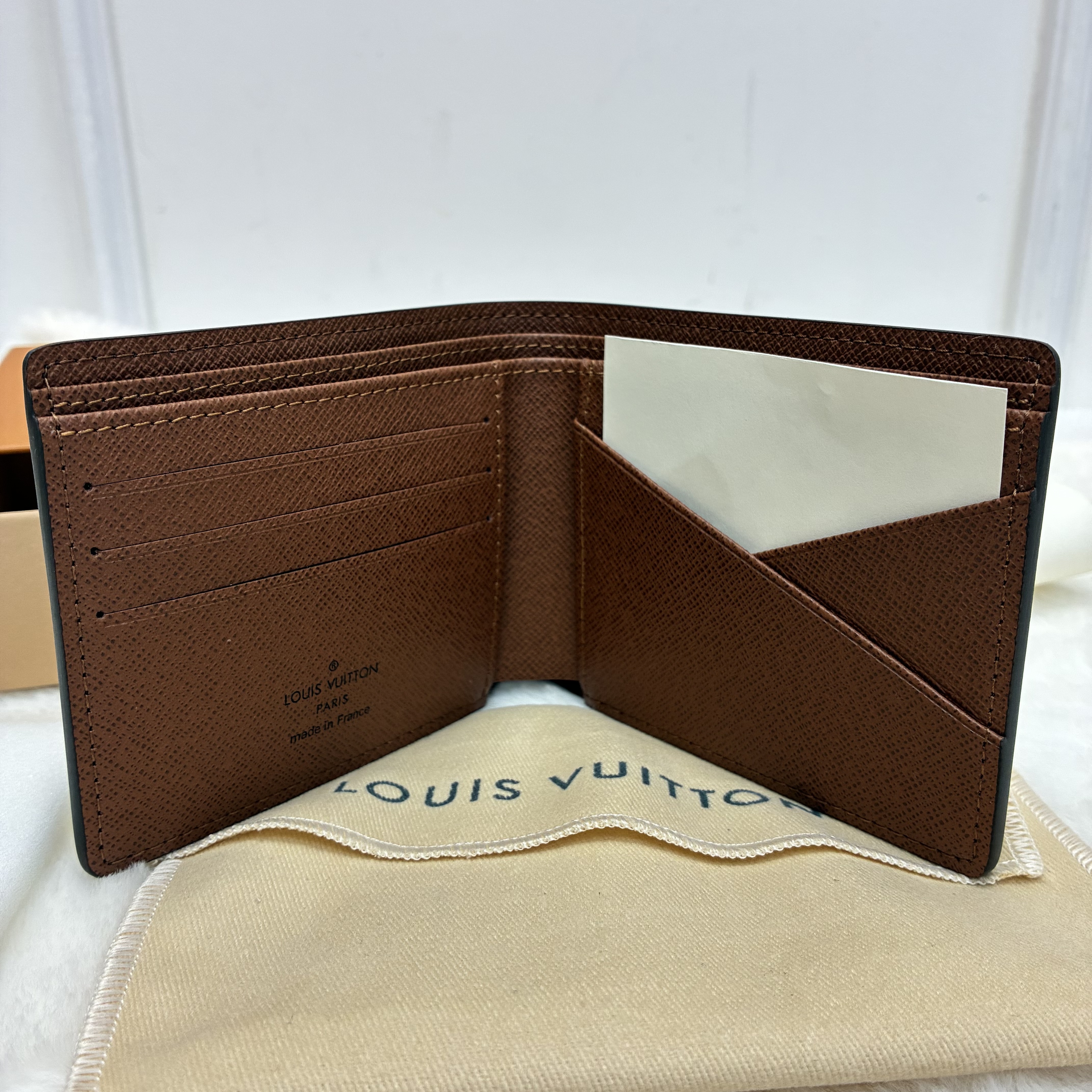 LOUIS VUITTON Multiple 經典印花Logo Monogram 帆布 「合獎勵自己禮物」 LV 短銀包