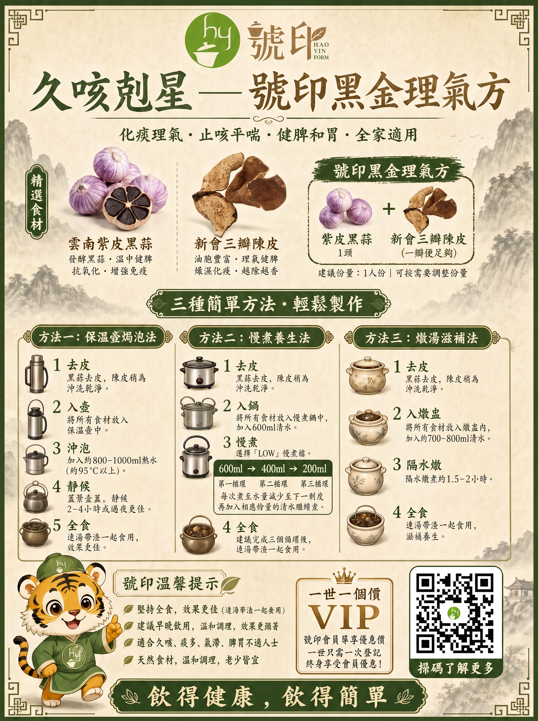 久咳剋星~號印黑金理氣方