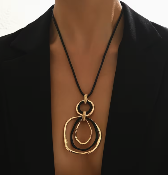Bold Geometric Pendant