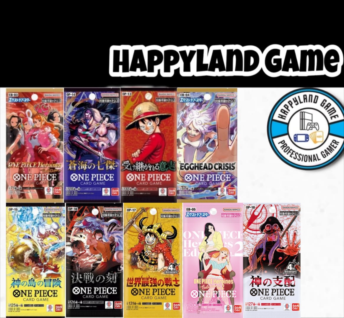One Piece Card Game Booster Box - Single Pack (Op18,Op17,EB05,Op16,Op15,Op14,Op13)