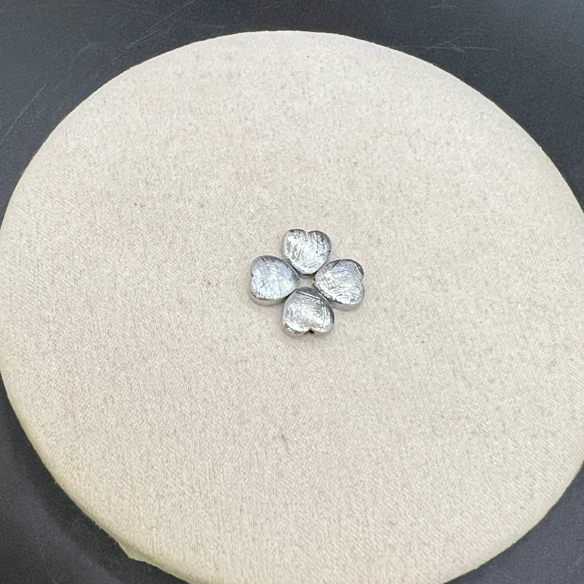 天鐵心型配飾 (單粒)