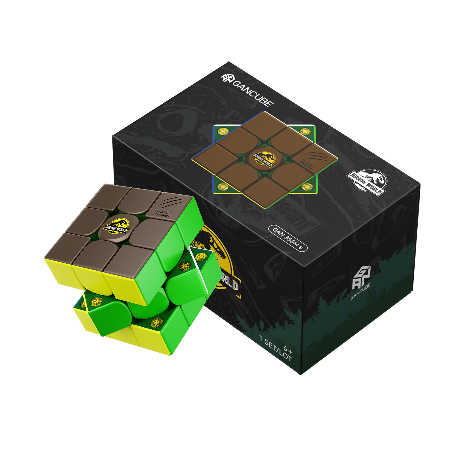 GAN 356 ME Jurassic World 侏羅紀世界聯名版 3x3 磁力扭計骰