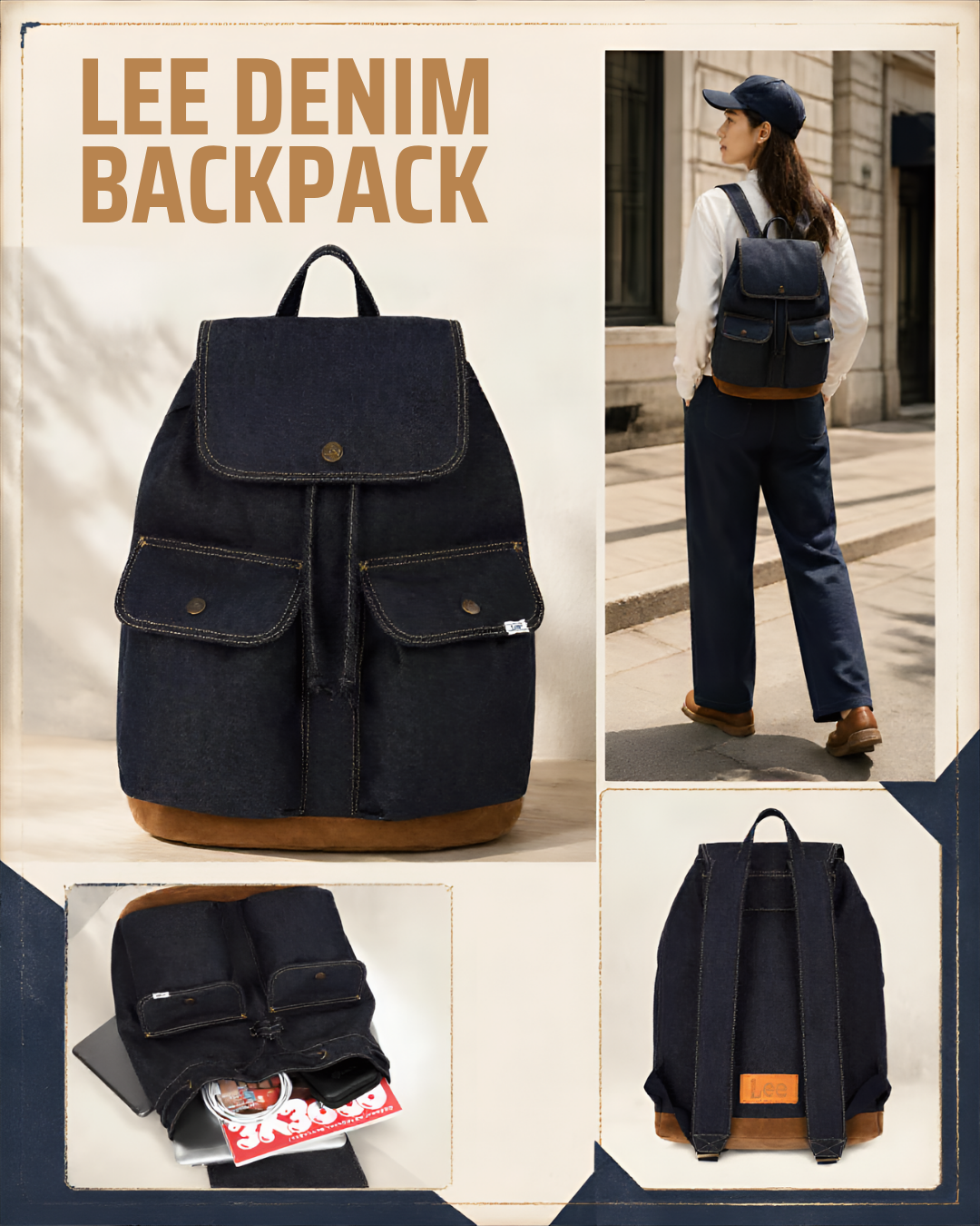 Lee Denim Backpack