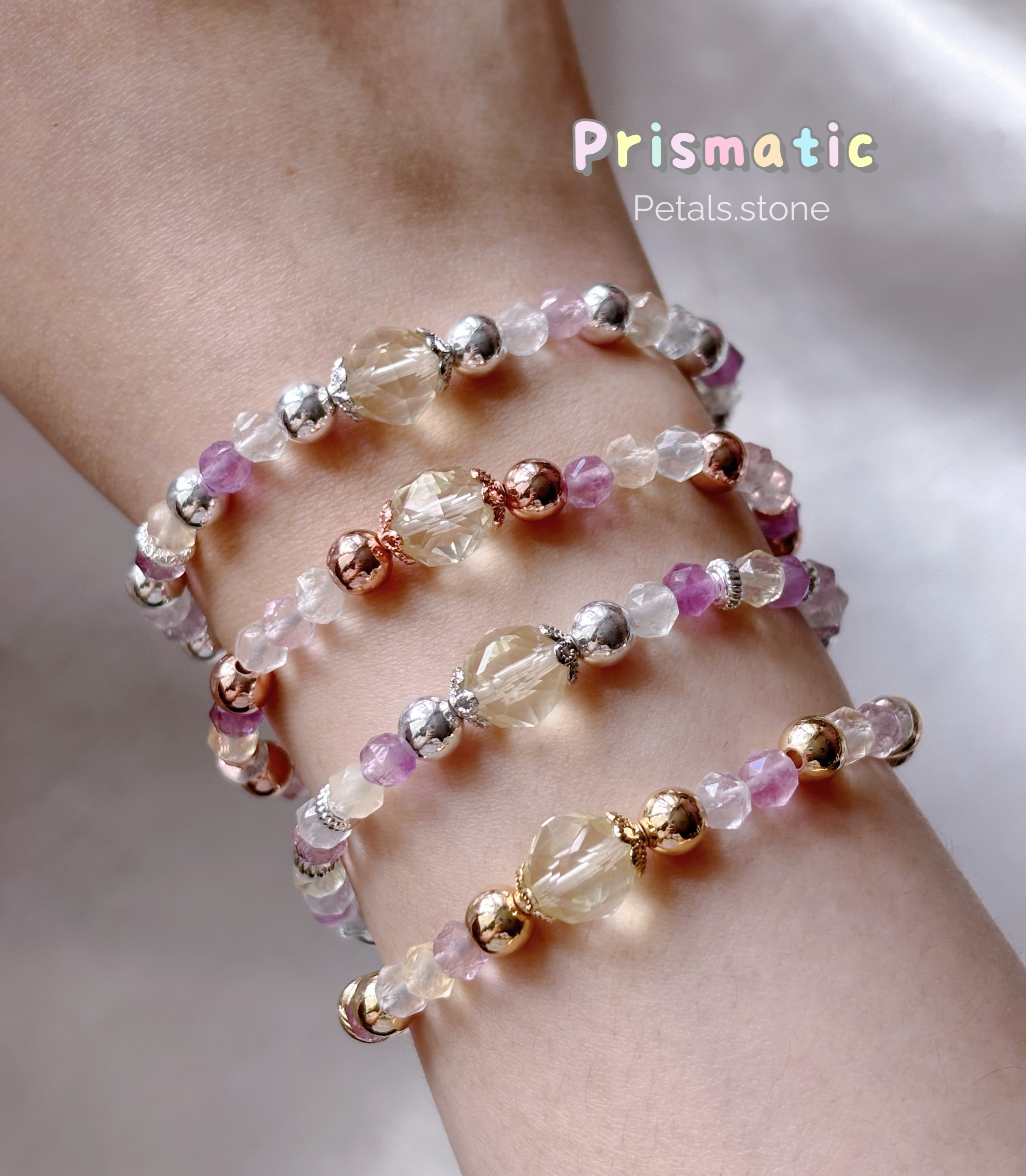 🌈Prismatic | 彩螢石 檸檬黃晶