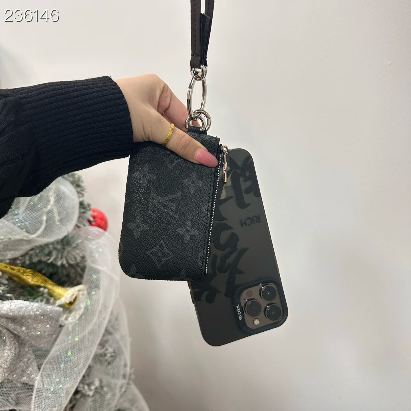 LV零錢包手機繩