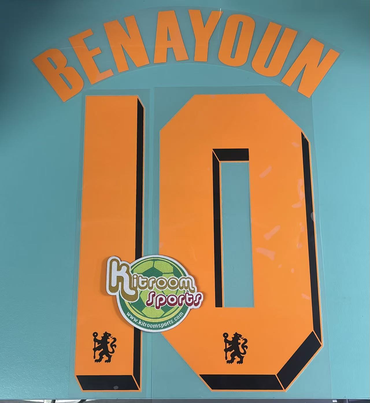2010-11 Chelsea Away UCL Nameset #10 BENAYOUN