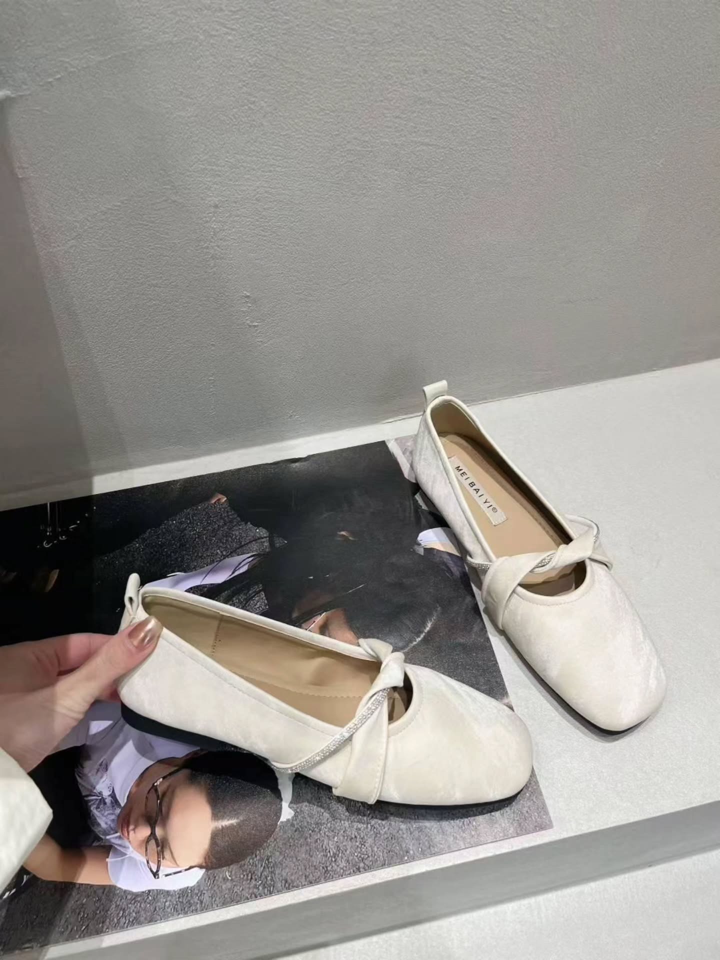 6638-98 复古温柔风平底鞋 🇨🇳