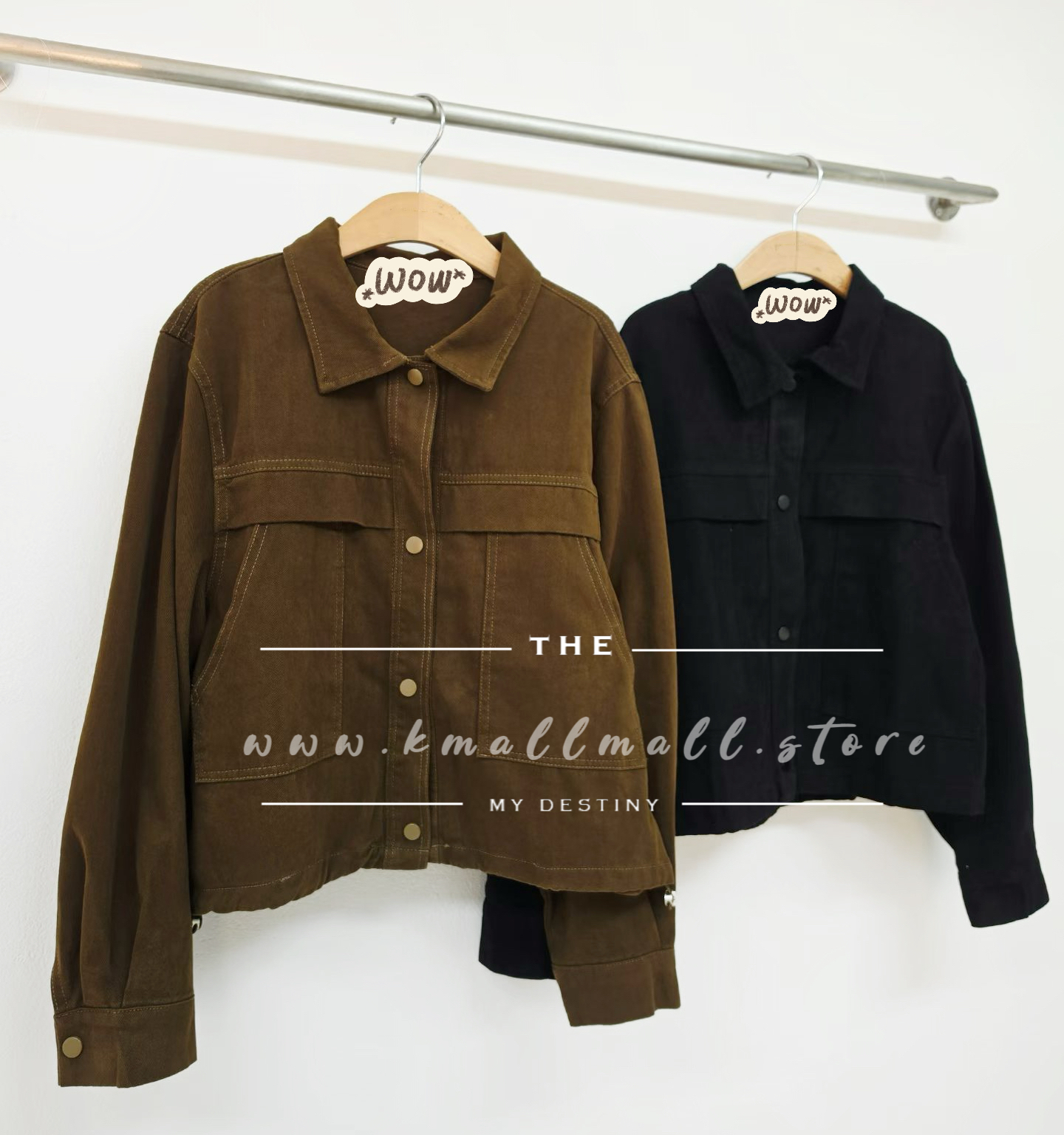 🍂Fall Pre order🍂 古著型酷牛仔褸