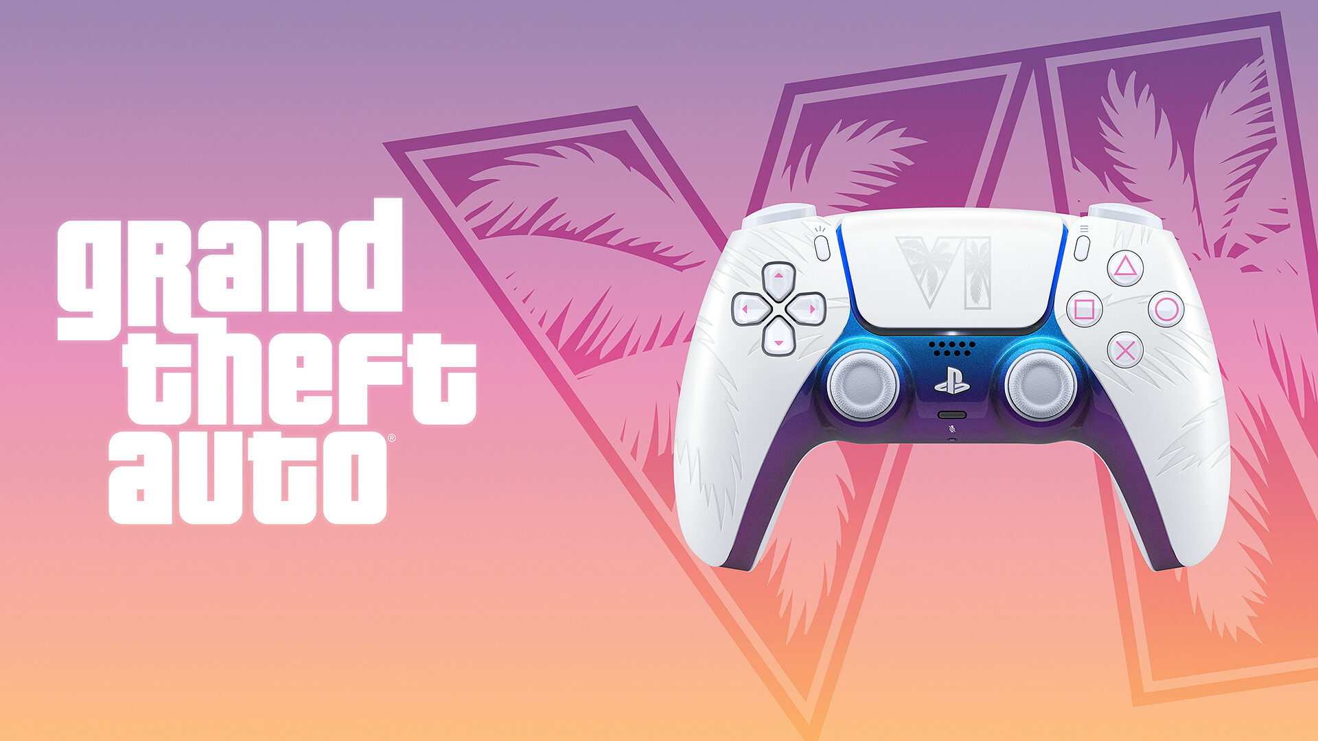 [預訂][行版]DualSense無線控制器－《Grand Theft Auto VI》白色限量版