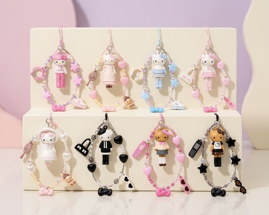 Sanrio Hello Kitty 電話繩
