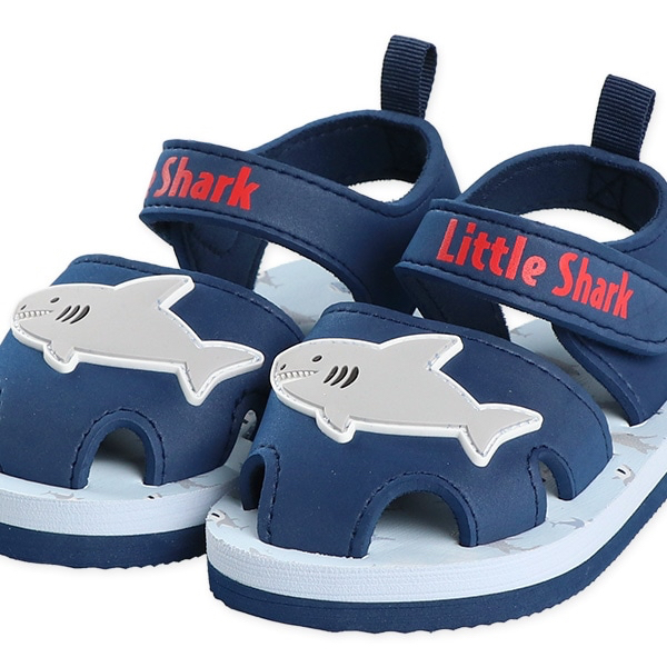 🇯🇵預訂 日本直送🇯🇵鯊魚圖案藍色EVA涼鞋
