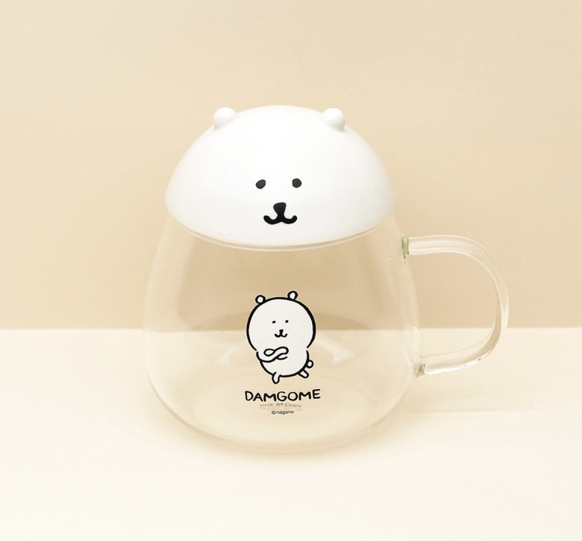 韓國預訂📍Joke Bear得意大頭樣水杯/玻璃杯