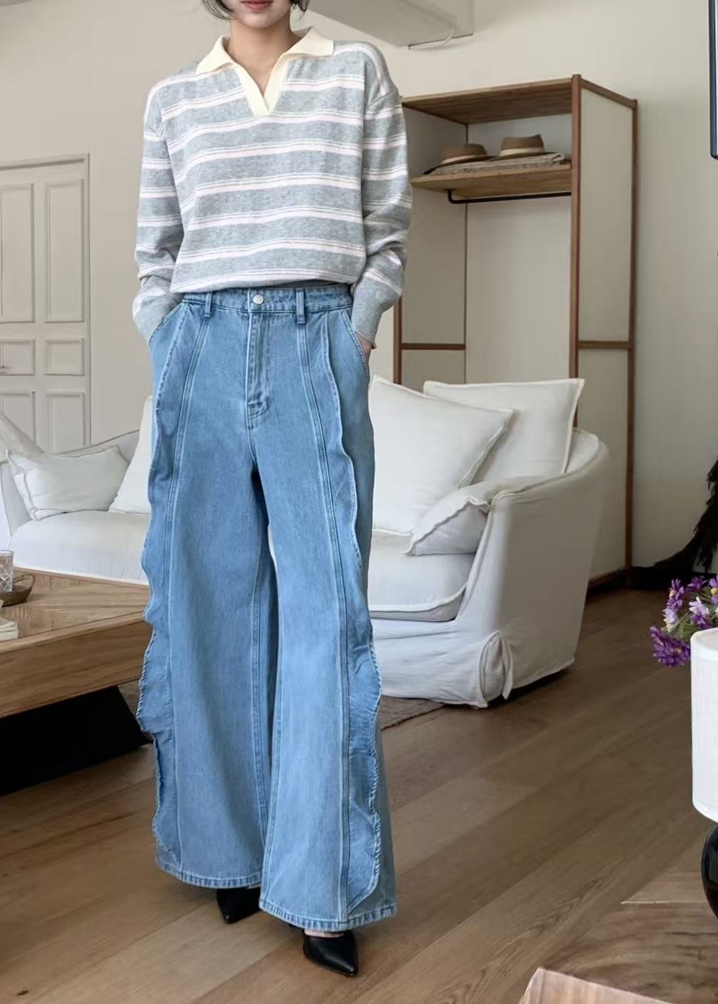 直腳Ruffle 邊韓牛