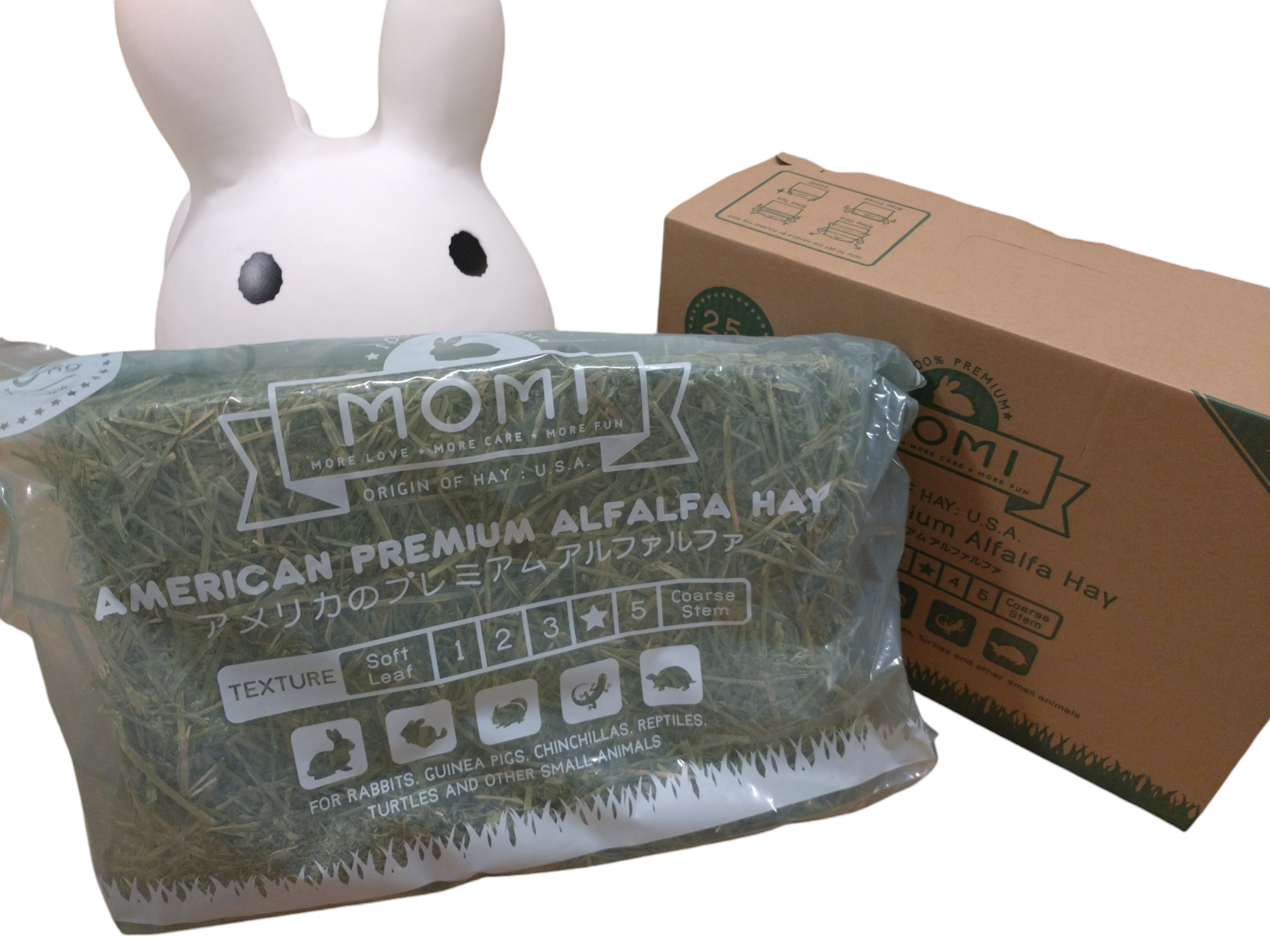 （捐贈糧草）兔兔基地限定 Momi Alfalfa Hay 2.5kg