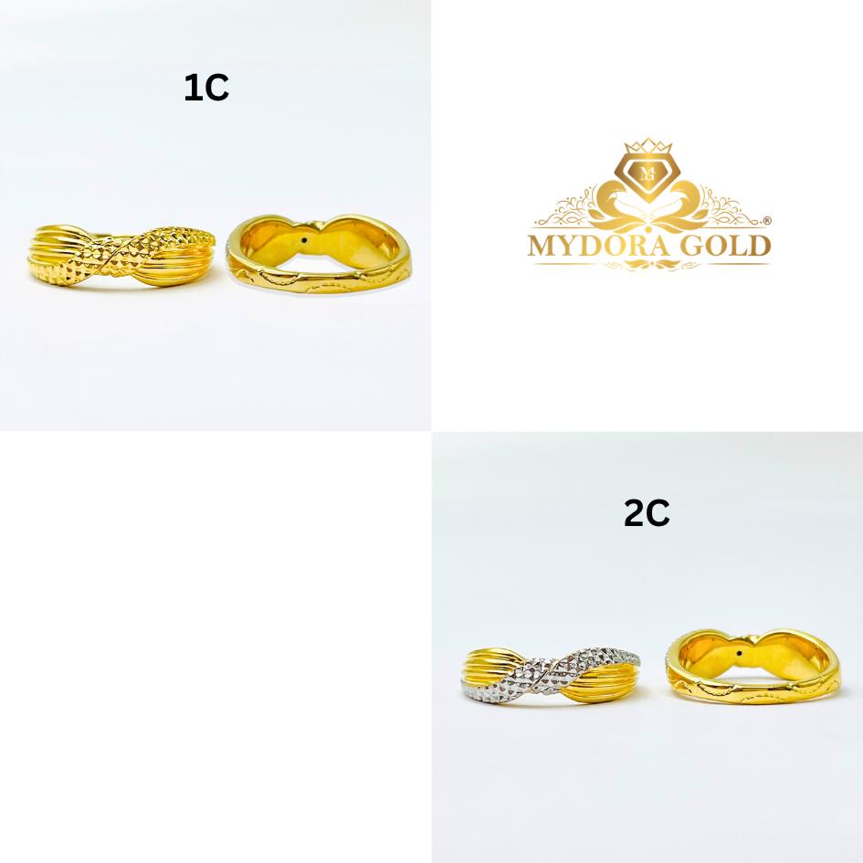 MYDORA Cincin Silang Twist (5G) l EMAS 916/22K