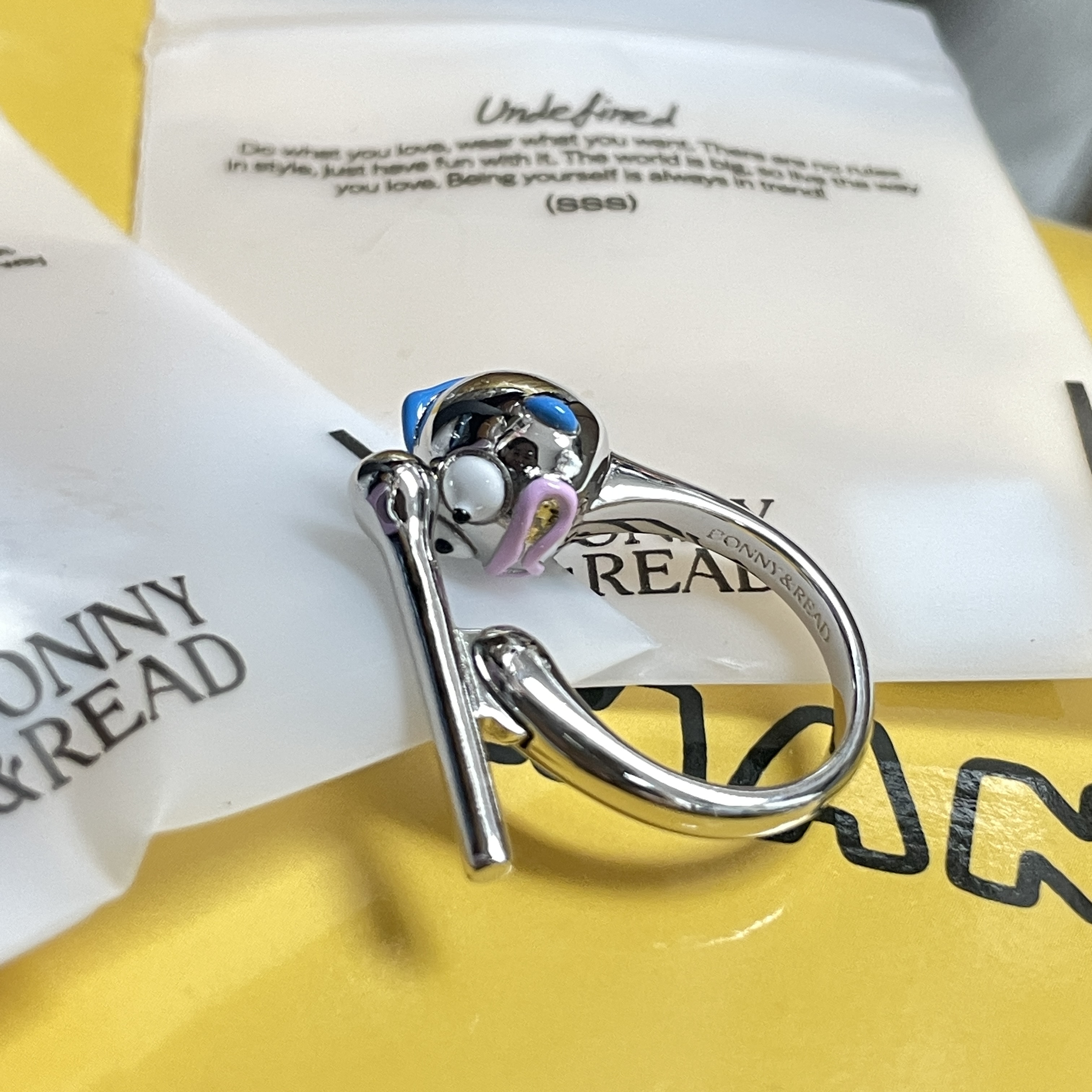 🈶現貨 台灣限定 Bonny&Read 三麗鷗 Sanrio Hangyodon Wooden Fish Ring 水怪 木魚戒指