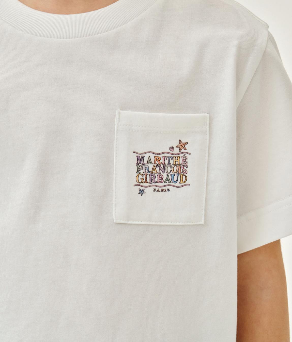 Ⓜ️ fg kids款 彩色LOGO pocket TEE 折扣優惠 black Size 100-150