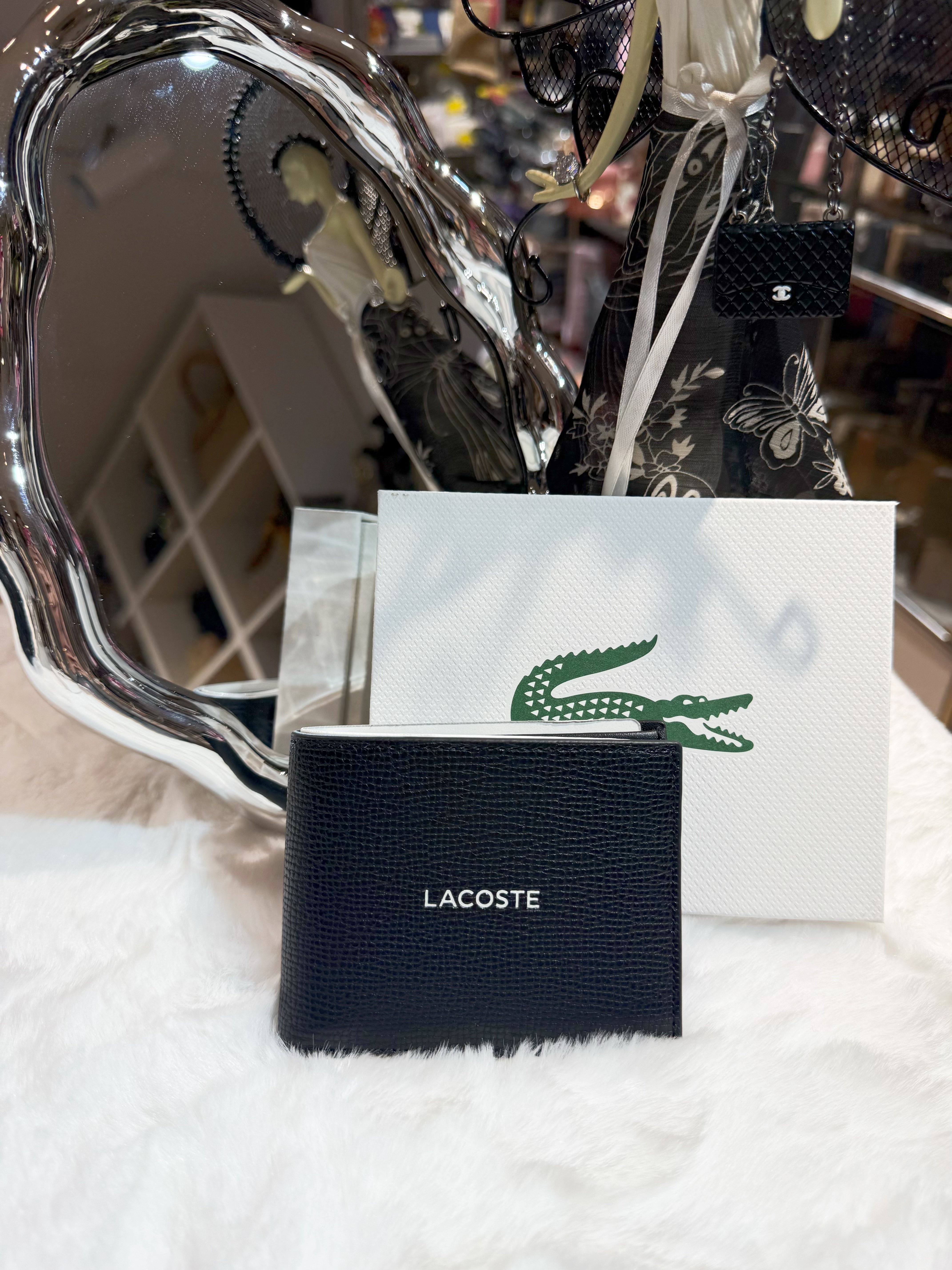 Lacoste bi fold wallet 738/blk