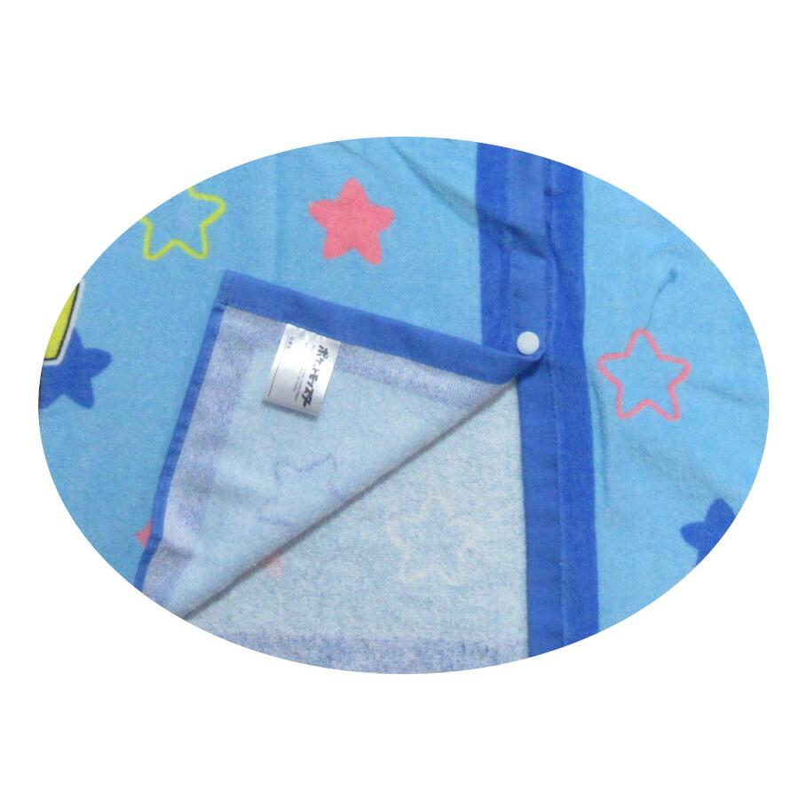 日本直送 Pokémon 寶可夢圖案裹巾 純棉沙灘浴巾 (80×120cm)